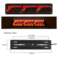 Feux arrière 24V feux de camion clignotant remorque clignotant lampe LED position de brouillard queue frein arrière indicateur de marche arrière accessoires de voiture