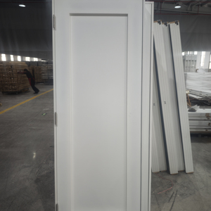 Nội thất bằng gỗ trắng mồi thiết kế dễ dàng để cài đặt trước treo rắn lõi Shaker cửa - Product Image 1