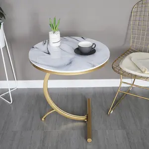 Customized White Coffee Table Modern Round Luxury Coffee Table Modern Side Table