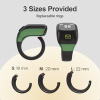 Reloj Despertador Inteligente 3 en 1 con Pantalla OLED, Anillo Contador Portátil T1 con Carcasa de Plástico, Éxito de Ventas en el Medio Oriente