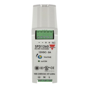 全新原装卡洛·加瓦齐SPD12601电源交流DC 12V 5A 85-264V封闭式DIN轨道工业60W SPD价格优惠