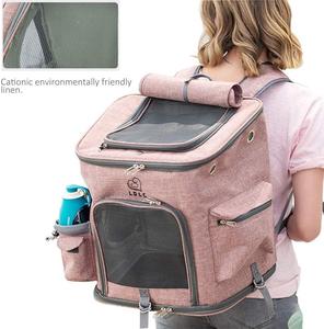 Cat <span class=keywords><strong>Carrier</strong></span> Dog <span class=keywords><strong>Carrier</strong></span>, Cat <span class=keywords><strong>Carrier</strong></span> Ba Lô Cho Chó Nhỏ Mèo, Ba Lô Thú Cưng Thoáng Khí Túi Đựng Mèo Để Đi Du Lịch Đi Bộ Đường Dài Cam - Product Image 4