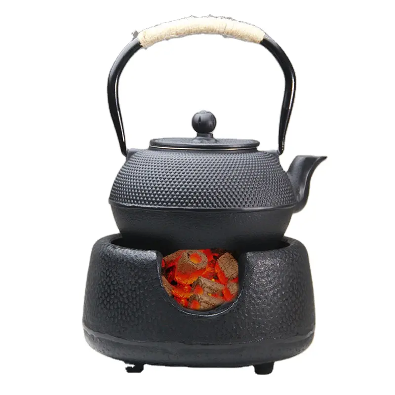 600ml 800ml Bouilloire à thé en fonte japonaise avec infuseur en acier inoxydable pour thé en vrac et sachets de thé