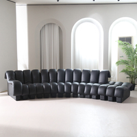 Canapé d'angle de cabine personnalisable en forme de serpent au dernier design unique canapé d'hôtel moderne avec canapé d'angle sectionnel canapé en forme de serpent