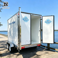 Remolque Refrigerado Portátil y Duradero para Alimentos Congelados, Cámara Frigorífica Comercial Móvil