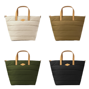 New Autumn/Winter Women's <b>Large</b> Quilted Puffer Nylon Zipper Tote Bag Handbag Shoulder Bag <b>Pillow</b> Soft Padded Fashion Crossbody - Product Image 1