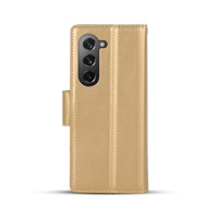 Casing Dompet Hanman Kulit Mewah untuk iPhone 18 Fold, Casing Kulit TPU dengan Slot Foto untuk Samsung Z Fold 8 Z Flip 8