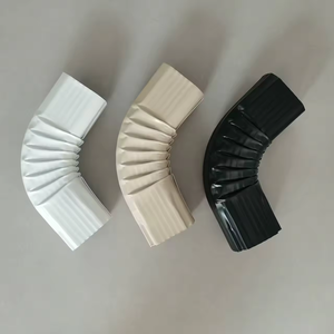 Tuyaux et coudes en aluminium de 3 pouces x 3 pouces et supports <span class=keywords><strong>pour</strong></span> système de gouttières - Product Image 5