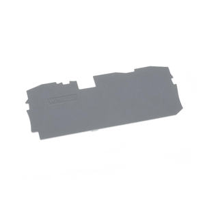 แผ่นปลายและแผ่นกลาง WAGO 2016-1391 ของแท้ ใหม่ หนา 1 มม. สีเทา - Product Image 1