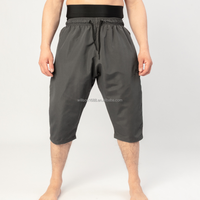 Short de bain pour hommes musulmans Willson, coupe large, en nylon et polyester respirant, pour la natation et les activités aquatiques.