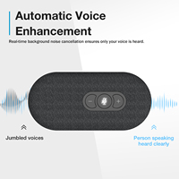 Réduction du bruit Haut-parleur de conférence Audio Réunion Haut-parleur DSP Microphone à 360 degrés