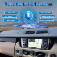 Mise à niveau de l'écran d'origine, CarPlay sans fil, Android Auto, navigation multimédia pour le tableau de bord du Range Rover, système Denso