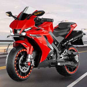 Motocicleta Eléctrica Infantil Personalizable de Gran Tamaño con Luces y Música, Coche de Juguete Musical, Bicicleta Infantil de Dos Ruedas - Product Image 2