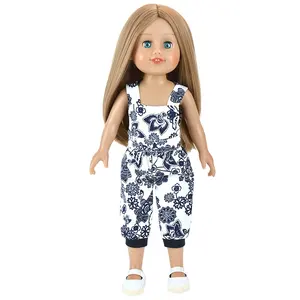 China Factory Wholesale Look Real Soft Silicone 18 Inch american style girl Doll