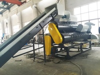 Machines automatiques de retrait de séparateurs d'étiquettes en PVC pour bouteilles en plastique PET PP PE Nouveau design de machine de recyclage de ligne de lavage