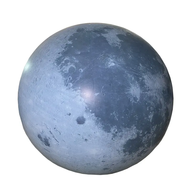 Globo de luna de iluminación inflable Luna de tierra inflable nueve planetas colgando modelo LED