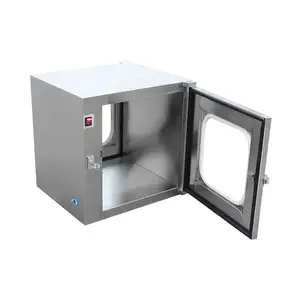 China Wholesale Manufacturing Plant Clean Room Air Shower Pass Thru Box Transfer Window