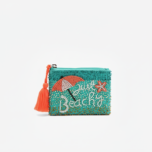 กระเป๋าใส่เหรียญลูกปัดปักงานราตรีสุดหรูงานปักครอสติช & งานปักด้วยมือ - Product Image 1