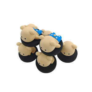 Figuras de Animales de Dibujos Animados en 3D de Goma Suave de PVC Ecológicas Personalizadas, Diseño Apilable, Base Magnética, Regalos Promocionales - Product Image 3