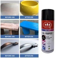 Peinture automobile OEM 400 ml, peinture en spray noire fluorescente, revêtement liquide