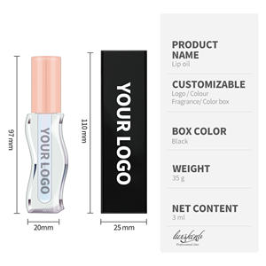 Vendedor cosmético de lujo para el cuidado de los labios, Libre de crueldad, fruta vegana, vitamina <span class=keywords><strong>C</strong></span> /E, hidratante, nutre el aceite de labios resistente al agua de larga duración - Product Image 5