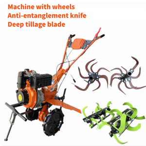 Microcultivador Agrícola de Alta Potencia 7HP, Nueva Versión Multifuncional a Gasolina para Recuperación de Tierras, Deshierbe y Formación de Surcos - Product Image 4