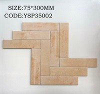 Carreaux en grès cérame travertin jaune beige rouge, finition mate, imperméables, pour murs et sols extérieurs et intérieurs, pour les murs de salle de bain