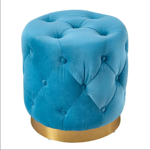 Fournisseur doré OEM ODM Salon Chambre à coucher Hôtel Restaurant cadre <span class=keywords><strong>en</strong></span> <span class=keywords><strong>bois</strong></span> repose-pieds siège <span class=keywords><strong>de</strong></span> <span class=keywords><strong>rechange</strong></span> capitonné - Product Image 5