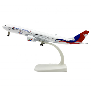 Modelo de Avión de Metal Fundido a Presión de 20 CM, Nepal Airline <span class=keywords><strong>A330</strong></span>, para Tienda de Regalos de Aeropuerto, Recuerdo de Viajero, Colección de Metal, Buena Calidad - Product Image 1