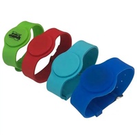 Bracelet RFID NFC en silicone personnalisable pour événements sportifs, cartes de visite, hôtels, cartes de membre - Réutilisable, étanche, réglable