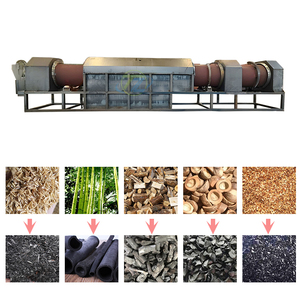 Four de carbonisation à tambour continu pour balle de riz et copeaux de bois nouvel état pour usine de fabrication avec moteur comme composant de base - Product Image 5
