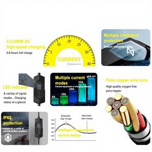 Nouveau câble de charge pour véhicule électrique Daoyu DY006-TPU 3,6 kW Type 2, 16A monophasé, 23 pieds, chargeur de voiture électrique portable, rapide, sûr, durable, pour la maison et le public - Product Image 1