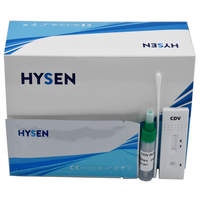 Kits de Test rapide de l'antigène distemmer CDV canin haute sensibilité Diagnostic vétérinaire pour animaux de compagnie