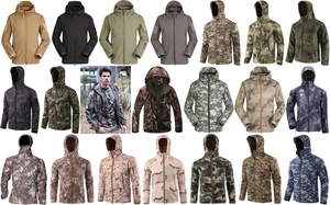 <span class=keywords><strong>Veste</strong></span> tactique imperméable en <span class=keywords><strong>softshell</strong></span> CP Black ESDY pour l'extérieur, uniforme de chasse - Product Image 6