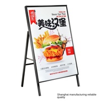 Support d'affichage extérieur imperméable en aluminium carré double face sur pied avec boîtes lumineuses publicitaires LED en verre trempé pour thé au lait