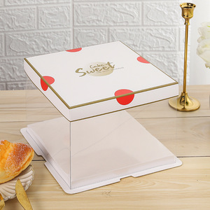 4/6/10/12 Inch Square Cake Box