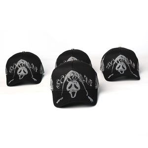 EN STOCK Gorra de Béisbol de 5 Paneles con Parche Metálico de Estrella de Calidad Original de Barbas Hats, Bordado con Pedrería - Product Image 2