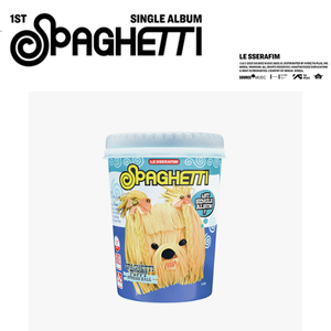 KPOP LE SSERAFIM - Primer Álbum Sencillo SPAGHETTI STRESS BALL Ver. Oficial - CD Especial del Grupo Idol Coreano - Regalo Musical Coleccionable - Product Image 3