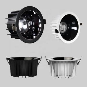 Downlight noir rondelle murale lumière réglable blanc aluminium <span class=keywords><strong>Cube</strong></span> Downlight boîtier ampoule lumière du jour haut fournisseur Led Downlight - Product Image 1