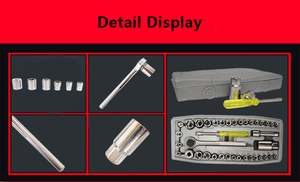 Ensemble d'outils de réparation automobile mécanique de 40 pièces <span class=keywords><strong>avec</strong></span> étui pour l'entretien des véhicules -M - Product Image 3