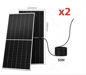 Station d'énergie solaire tout-en-un hors réseau avec système de stockage d'énergie de secours pour maison mobile et roues mobiles - Product Image 6
