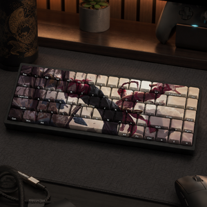Ensemble de touches personnalisées 68 touches en PBT avec impression latérale par sublimation, thème <span class=keywords><strong>Lee</strong></span> <span class=keywords><strong>Sin</strong></span>, profil Cherry pour clavier mécanique de jeu - Product Image 4