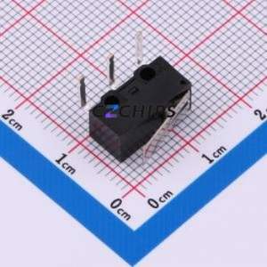 DM3-117D-1 Limit Switch Through hole Component (THT) Switch Single Pole Double Throw 12.7mm 5.7mm 6.6mm - Product Image 1