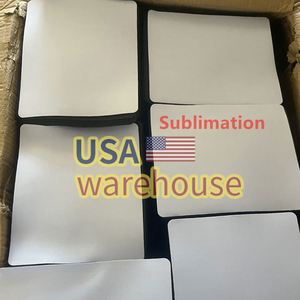 Tapis de souris vierges en néoprène pour sublimation, format personnalisé, transfert de logo, impression par presse à chaud, tapis de souris vierges en caoutchouc imprimé - Product Image 2
