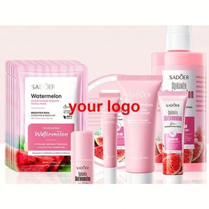 <span class=keywords><strong>Paleta</strong></span> de contorno SADOER Watermelon NIACINAMIDE Mascarilla facial con ácido hialurónico, ¡Oferta! Hidratante, iluminadora, blanqueadora, cuidado de la piel - Product Image 1