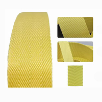 NQFIBER Aramide extensible haute température pour manchon tressé, sangle tubulaire isolée, dimensions personnalisables pour la découpe