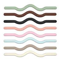 Accesorios de Entrenamiento para Yoga, Pilates y Gimnasio en Casa, Barra de Pesas Antideslizante, Barra de Pilates con Peso de Silicona
