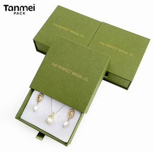 Eco Friendly Personalized Jewelry Packaging <b>Box</b> Cardboard Paper Drawer <b>Gift</b> <b>Box</b> for Ring Necklace <b>Earring</b> Bracelet - Product Image 3