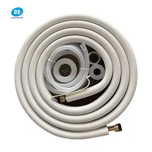 Good Service AC Insulation Copper Connecting Tube Pipe Air Conditioner Ac Insulated Copper Pipe Roll
