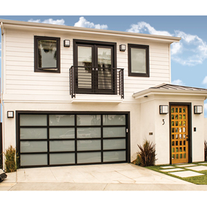 Porte de <span class=keywords><strong>garage</strong></span> sectionnelle résidentielle en alliage d'aluminium en verre gris neuve <span class=keywords><strong>à</strong></span> <span class=keywords><strong>vendre</strong></span> - Product Image 4